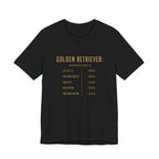 Golden Retriever Composition Tee