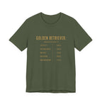 Golden Retriever Composition Tee