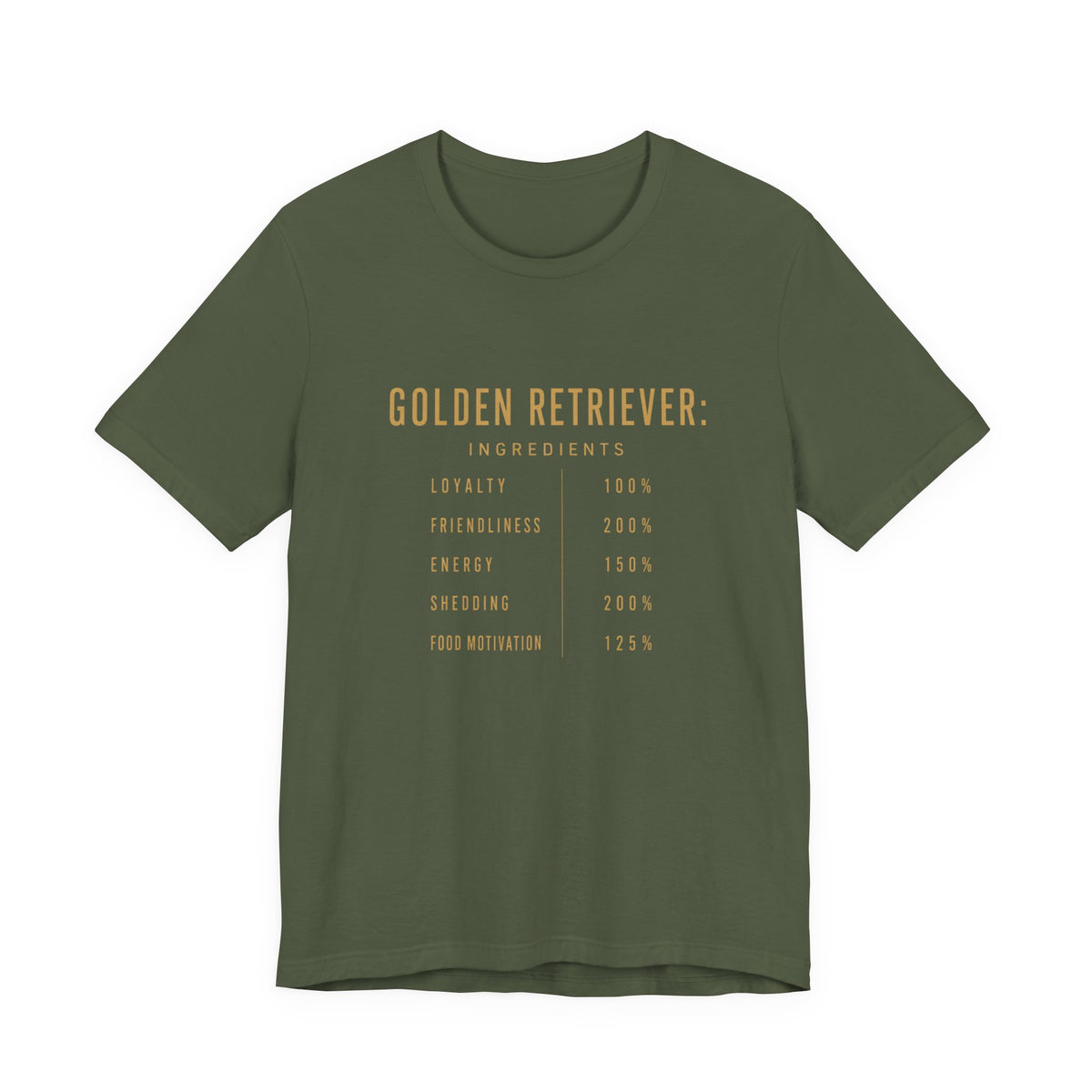 Golden Retriever Composition Tee