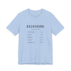 Dachshund Composition Tee