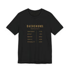 Dachshund Composition Tee