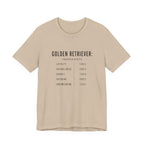 Golden Retriever Composition Tee