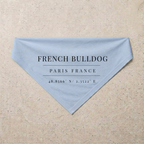 Frenchie Heritage Bandana, blue