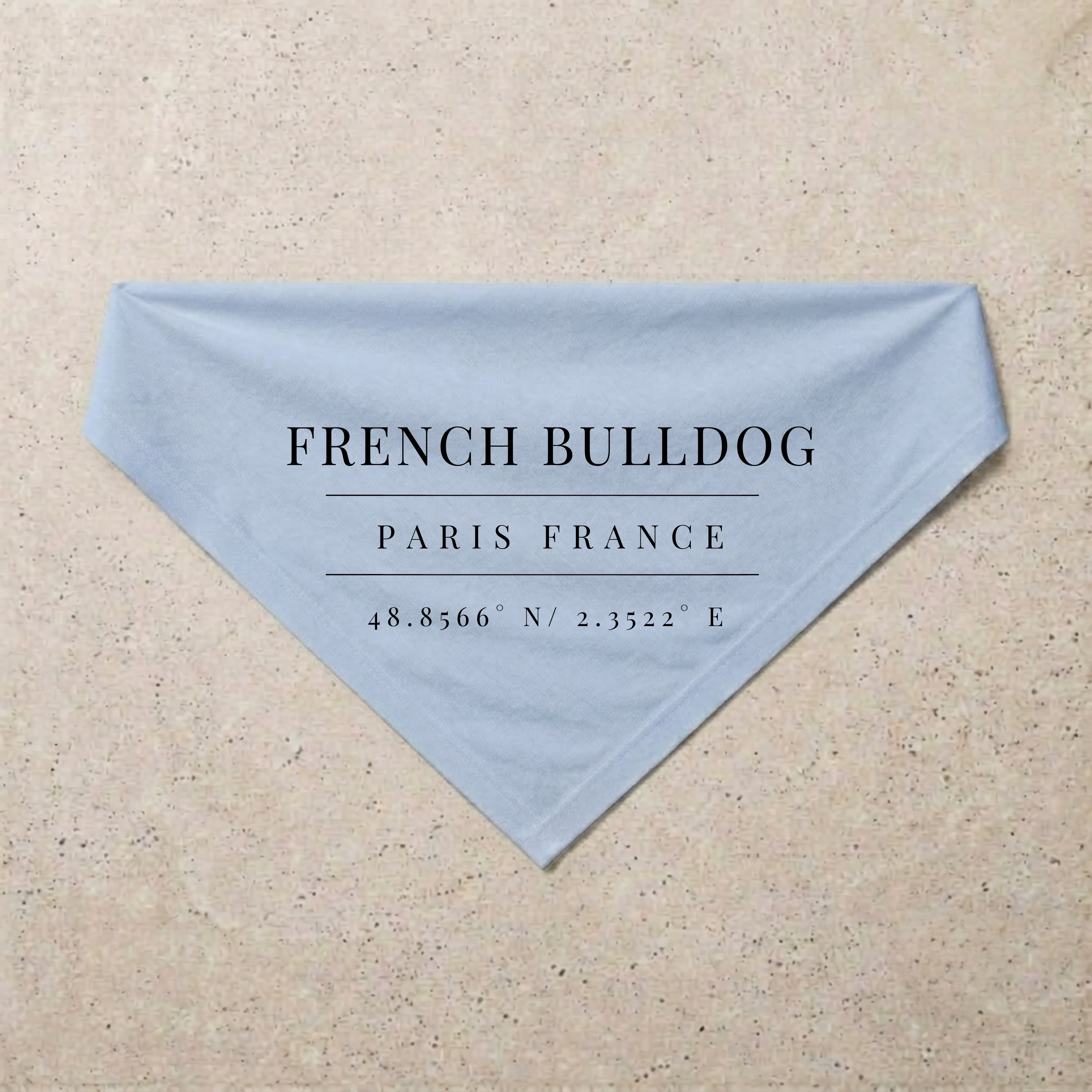 Frenchie Heritage Bandana, blue