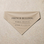 Frenchie Heritage Bandana, sand