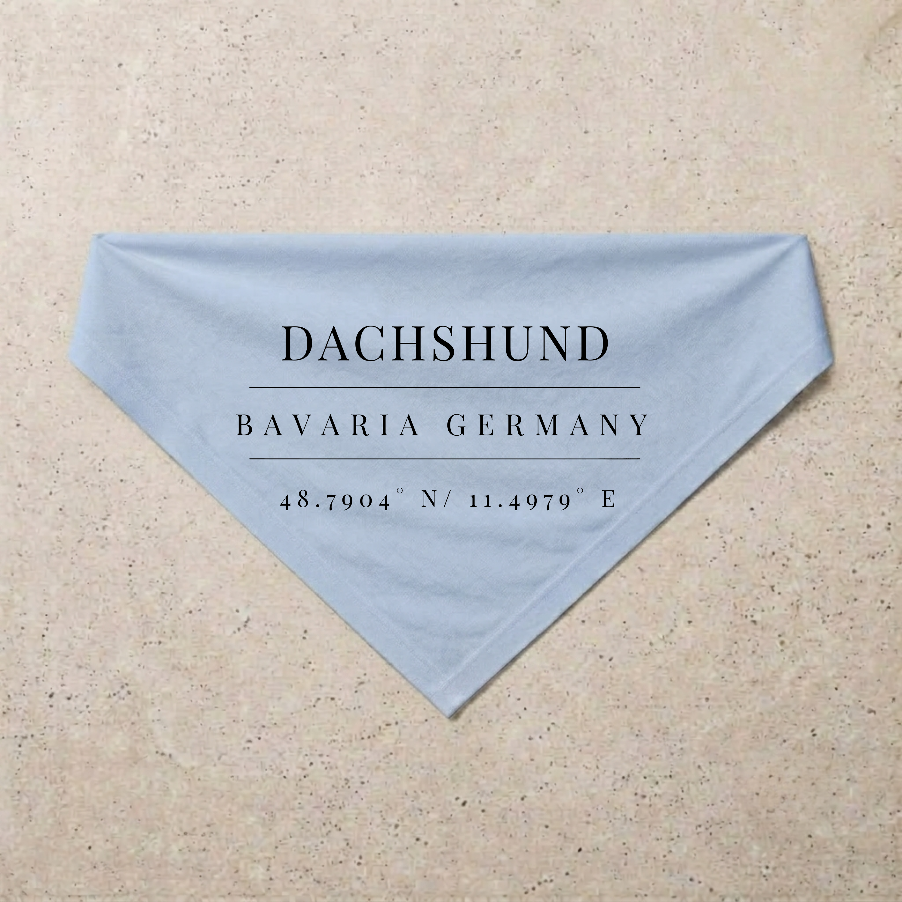 Dachshund Heritage Bandana, blue