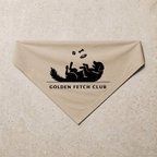 Golden Retriever Fetch Club Bandana, sand