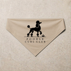 Poodle Curl Club Bandana, sand