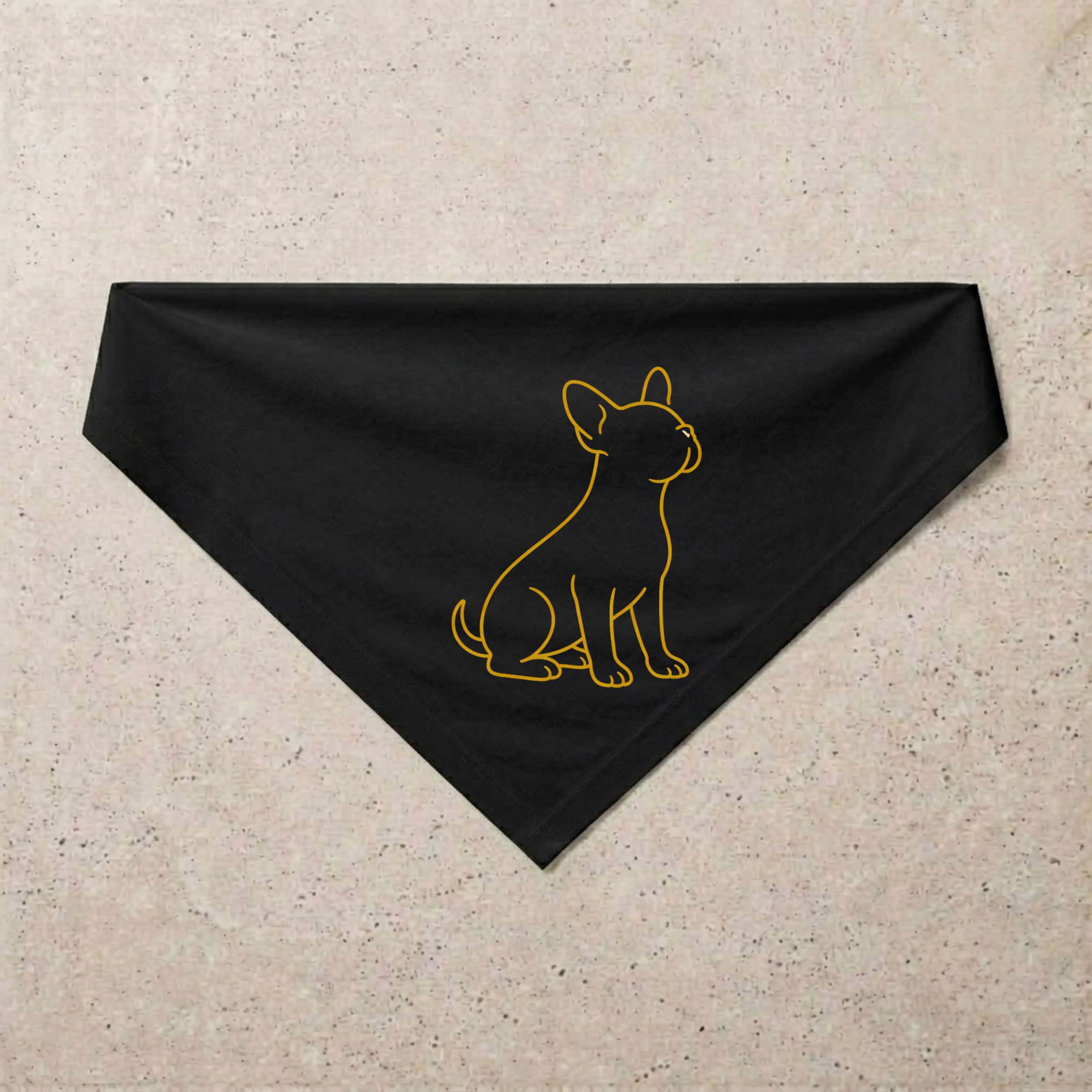 Frenchie Signature Bandana, black