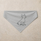 Frenchie Signature Bandana, grey