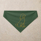 Poodle Signature Bandana, green