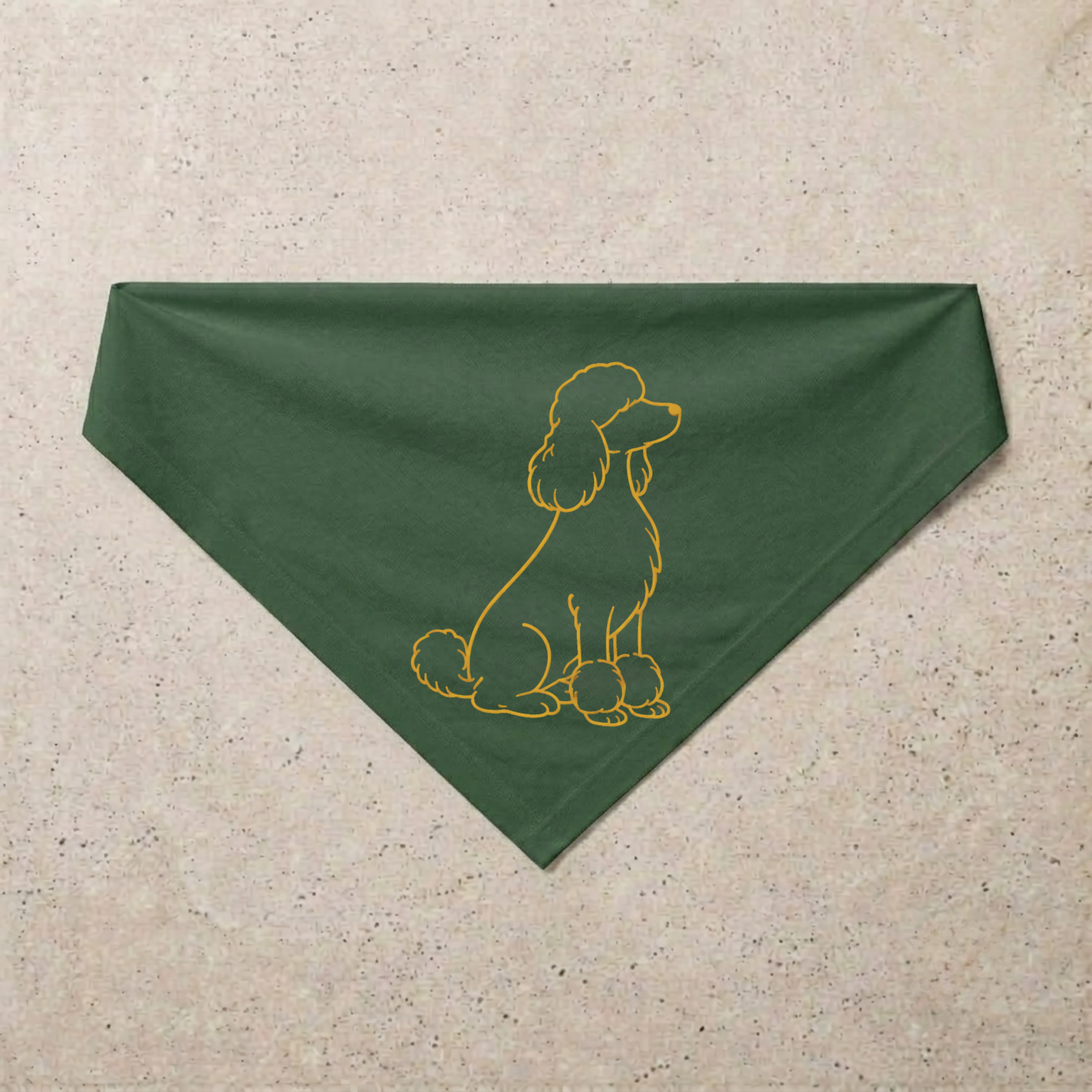 Poodle Signature Bandana, green