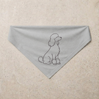 Poodle Signature Bandana, grey