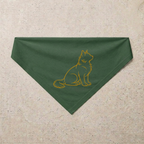 Cat Signature Bandana, green