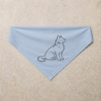 Cat Signature Bandana, blue