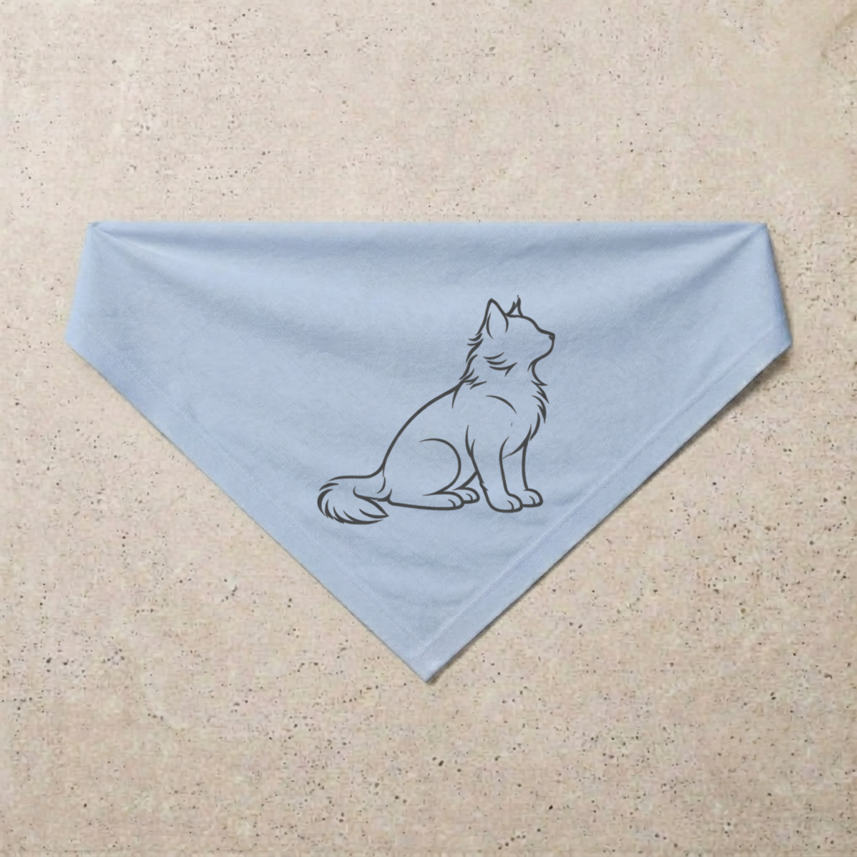Cat Signature Bandana, blue