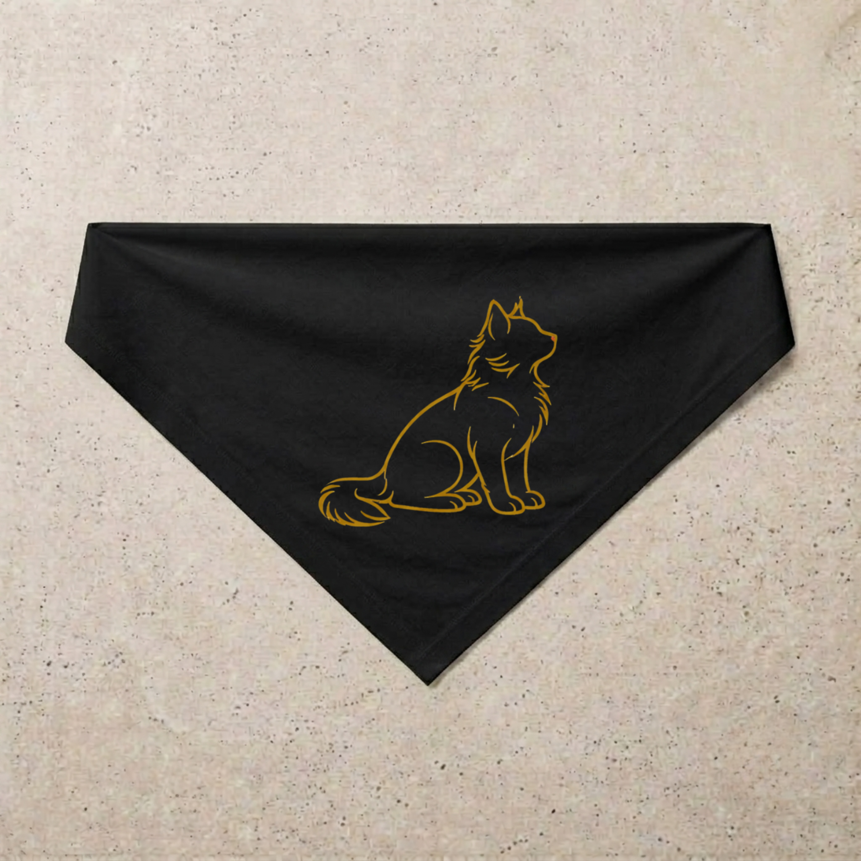 Cat Signature Bandana, black