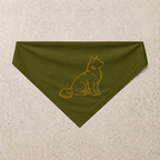 Cat Signature Bandana, green