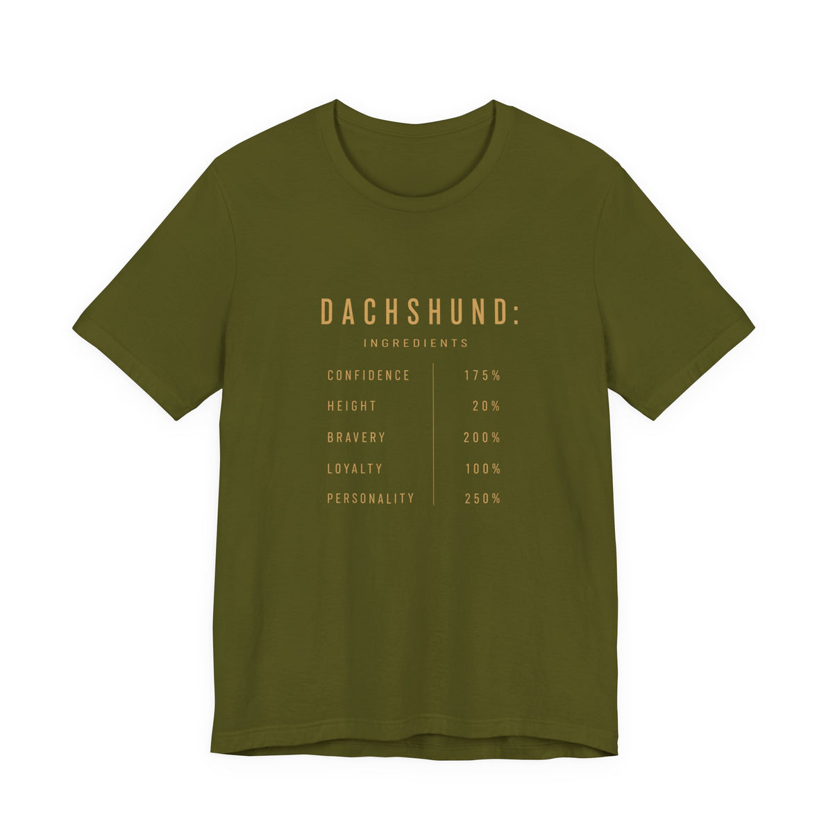 Dachshund Composition Tee