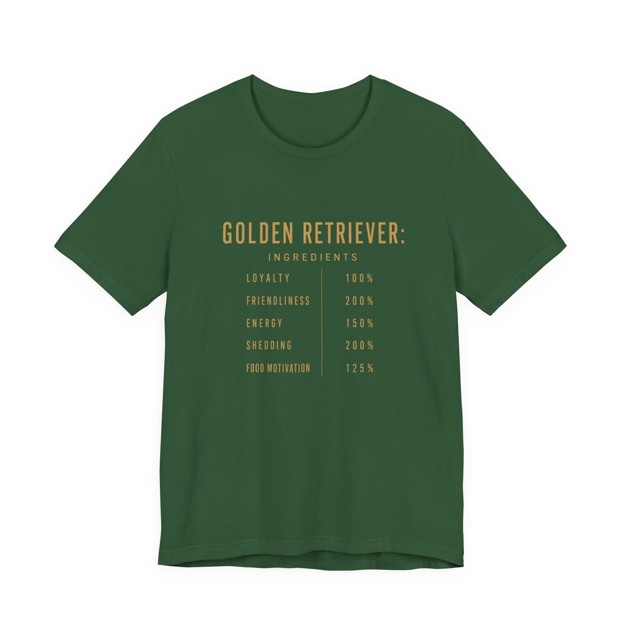 Golden Retriever Composition Tee