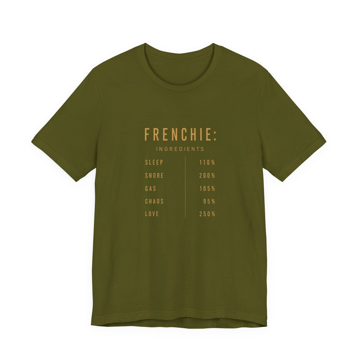 Frenchie Composition Tee