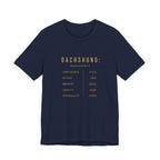 Dachshund Composition Tee