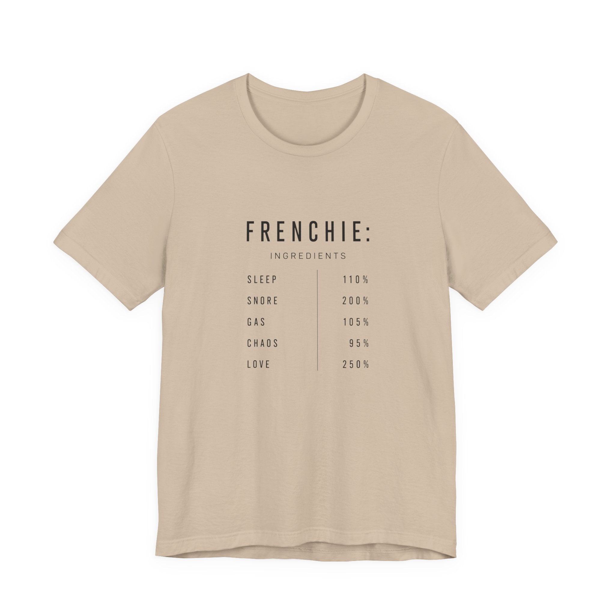 Frenchie Composition Tee