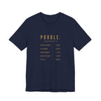 Poodle Composition Tee