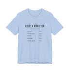 Golden Retriever Composition Tee