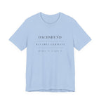 Dachshund Heritage Tee