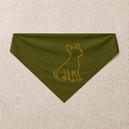Frenchie Signature Bandana, green
