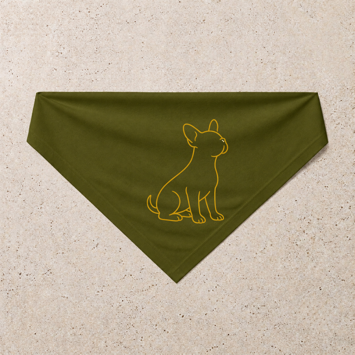 Frenchie Signature Bandana, green