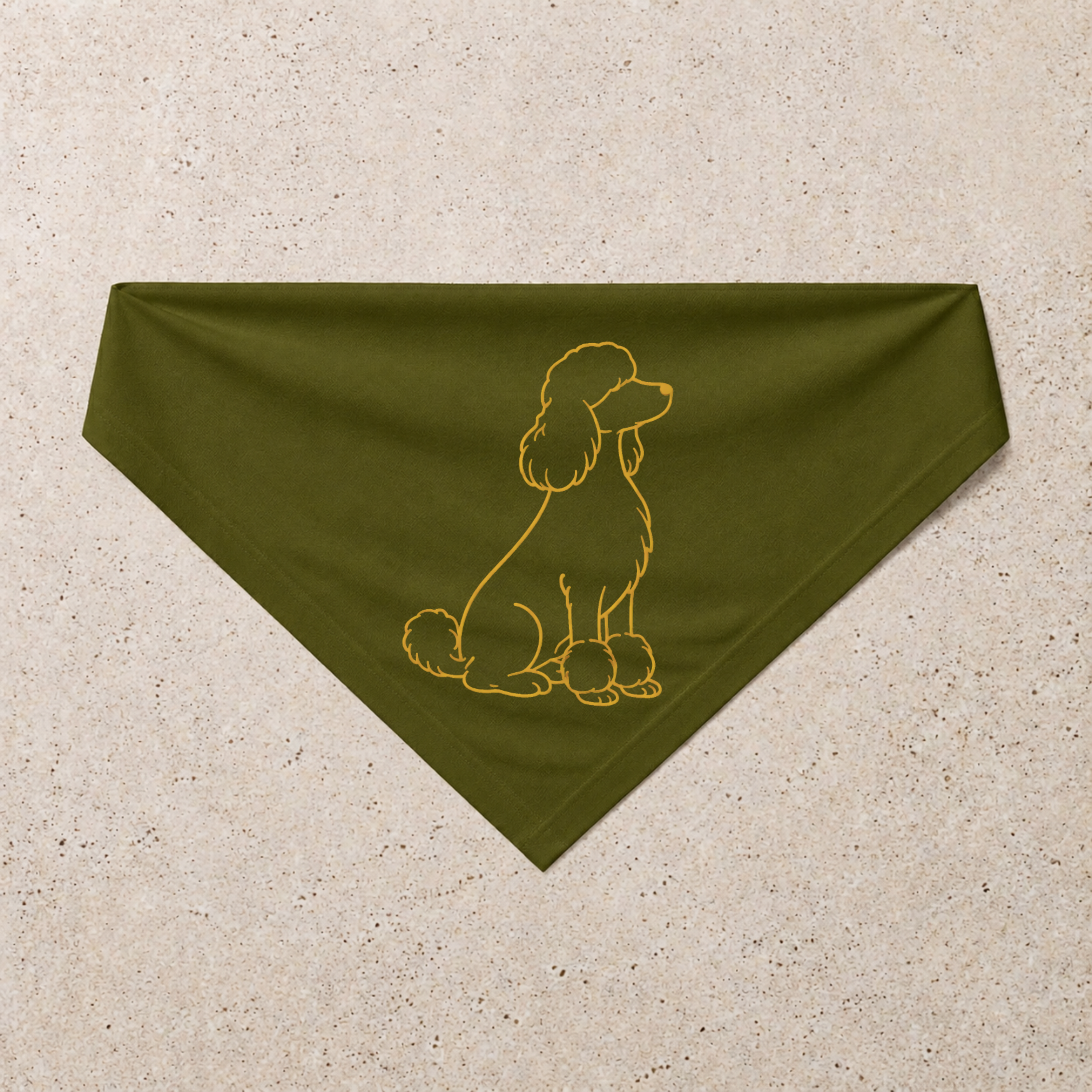 Poodle Signature Bandana, green