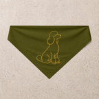 Poodle Signature Bandana, green